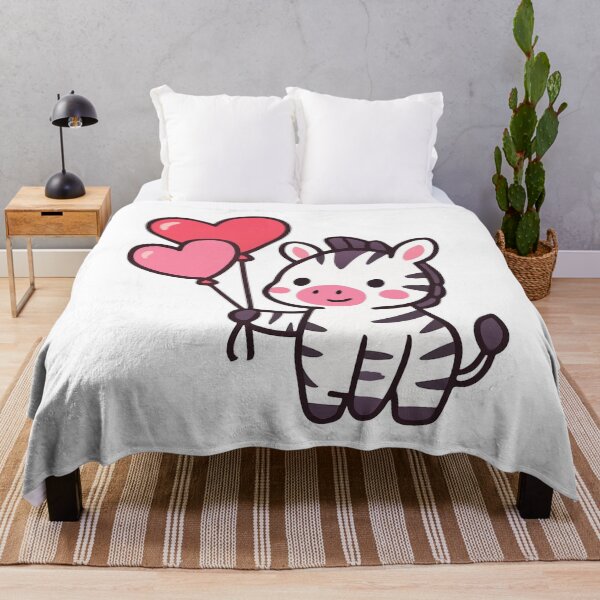 Item preview, Love Lifts You Up Zebra - Cute Valentine Sticker designed and sold by foryouandyours.