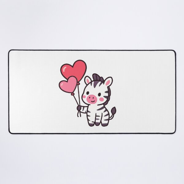 Item preview, Love Lifts You Up Zebra - Cute Valentine Sticker designed and sold by foryouandyours.