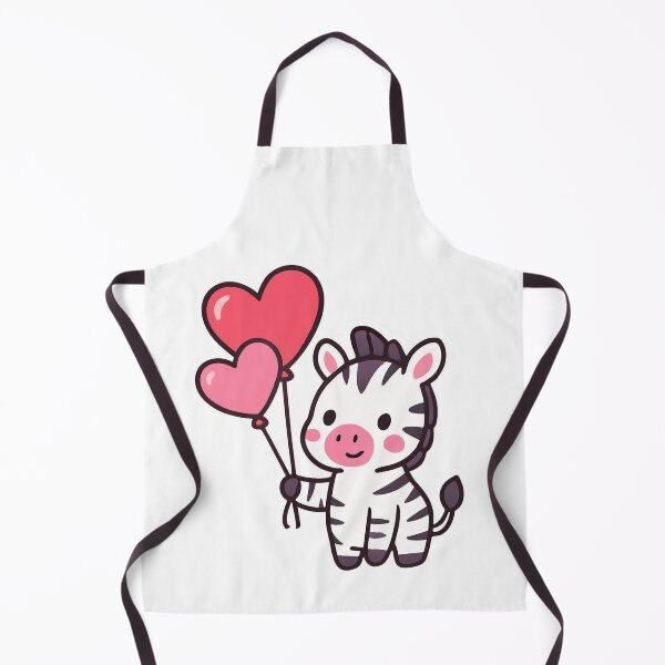 Aperçu de l'œuvre Love Lifts You Up Zebra - Cute Valentine Sticker créée et vendue par foryouandyours.