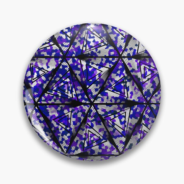 Item preview, Blue Geometric Pixel designed and sold by Sartoris Art.