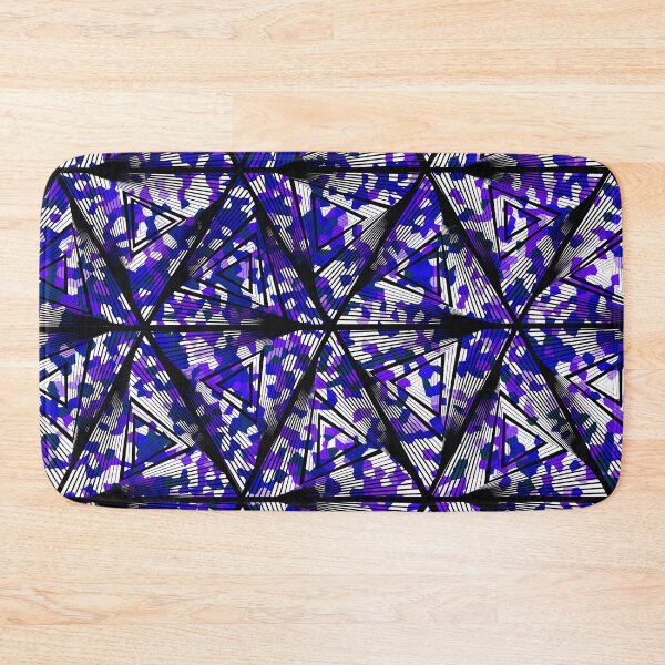 Item preview, Blue Geometric Pixel designed and sold by Sartoris Art.