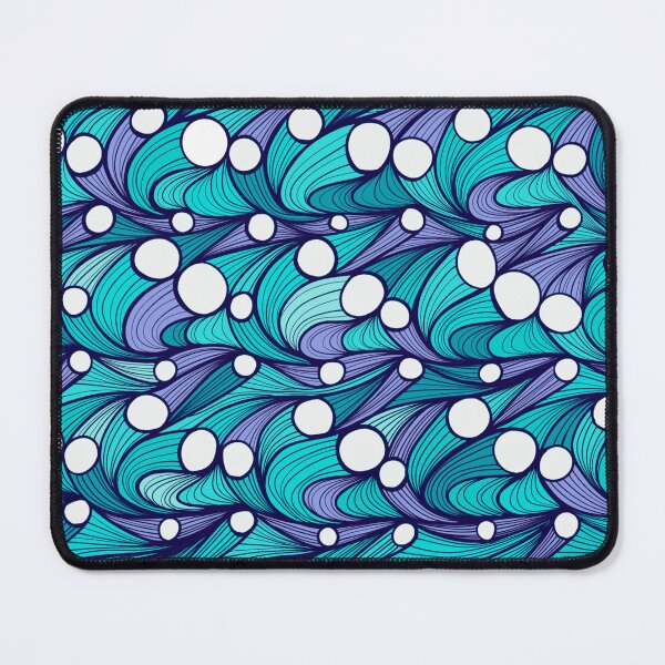 Item preview, Abstract Ocean Waves and Teal Swirls designed and sold by kaneleefordart.