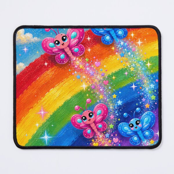 Item preview, Flutterbys race through a rainbow designed and sold by Nita Lesley Creates.