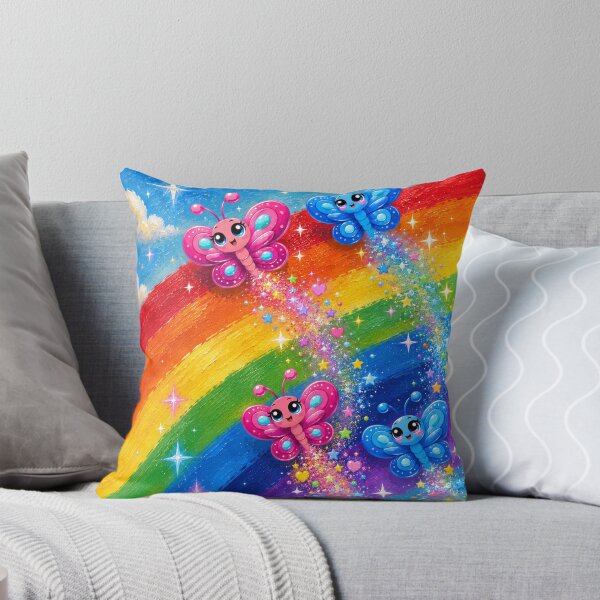 Item preview, Flutterbys race through a rainbow designed and sold by Nita Lesley Creates.