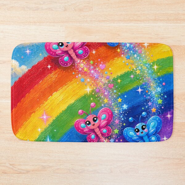 Item preview, Flutterbys race through a rainbow designed and sold by Nita Lesley Creates.