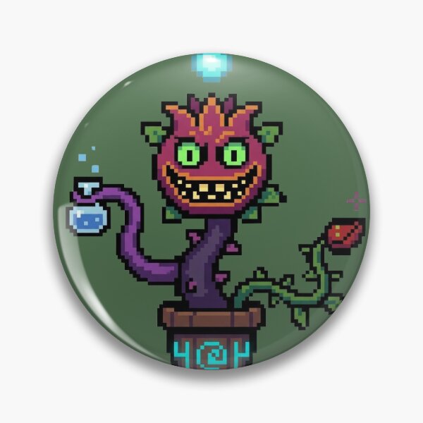 Item preview, The Cursed Pot — Laughing Carnivorous Flower Alchemist designed and sold by Matilda Pixel.