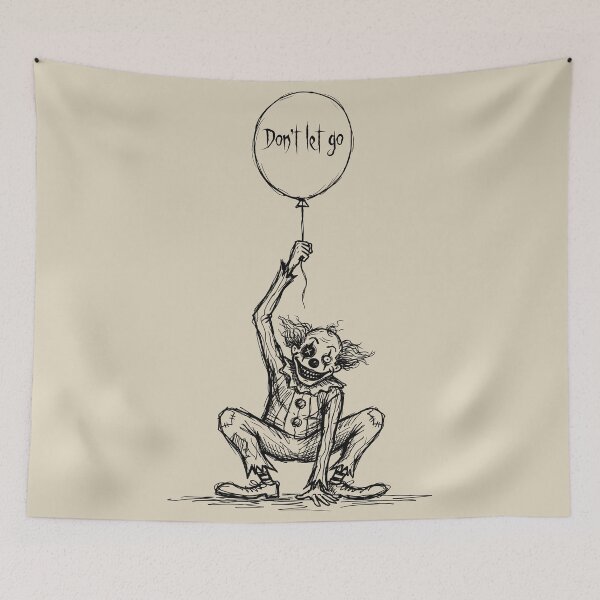 Item preview, Balloon String Tether - Halloween Creepy Clown designed and sold by bapupa.