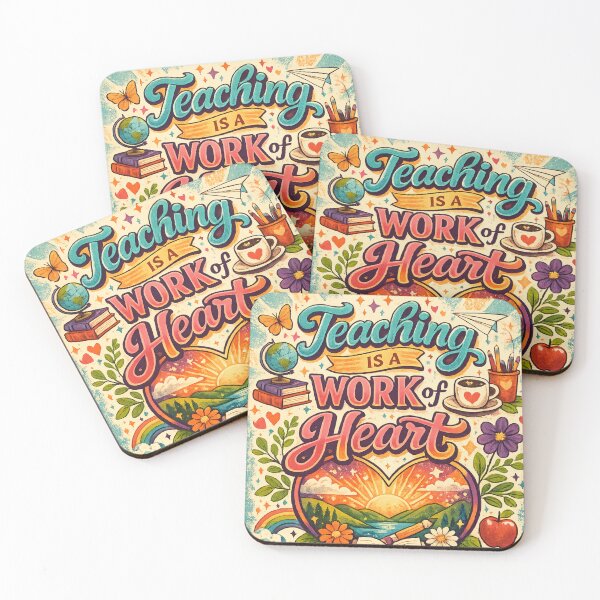 Item preview, Teaching is A Work of Heart designed and sold by Lab Legend.