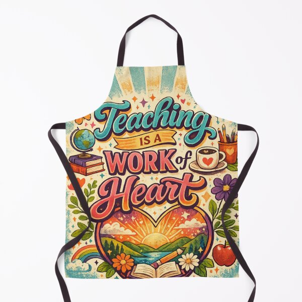 Item preview, Teaching is A Work of Heart designed and sold by Lab Legend.