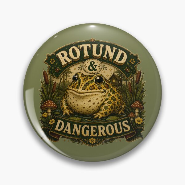 Item preview, Rotund & Dangerous Pacman Frog designed and sold by Weirdwildco69.