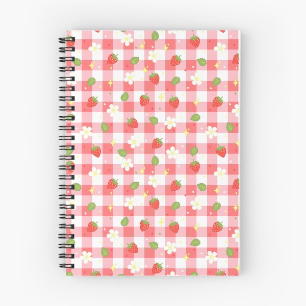 Item preview, Pink Strawberry Plaid Pattern designed and sold by KVArtchives.