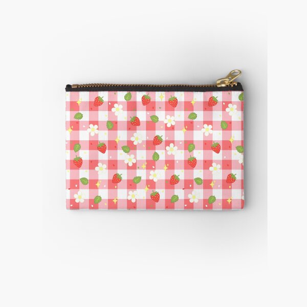 Item preview, Pink Strawberry Plaid Pattern designed and sold by KVArtchives.