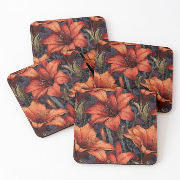 Item preview, Lush Amaryllis Texture - Hawaiian Flower Pattern   - Anniversary Gifts For Him designed and sold by RoyalStarsPatts.