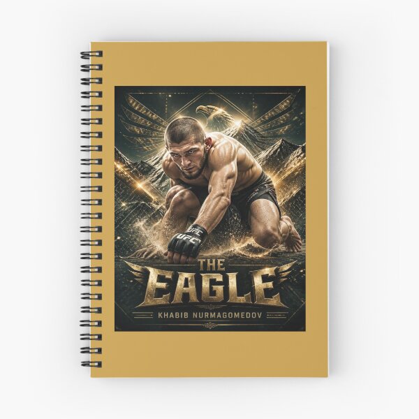 Item preview, Khabib Nurmagomedov "The Eagle" Undefeated Champion MMA Poster | Premium Wrestling Legend Artwork designed and sold by tareankush.