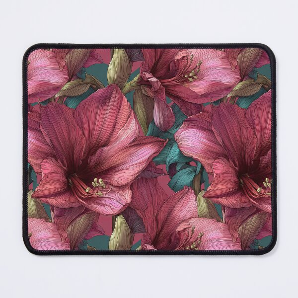 Item preview, Edgy Amaryllis Texture - Birthday Flower Pattern - Anniversary Gifts For Husband designed and sold by RoyalStarsPatts.