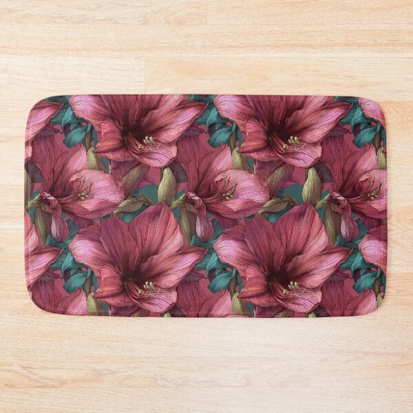 Item preview, Edgy Amaryllis Texture  - Birthday Flower Pattern   - Anniversary Gifts For Husband designed and sold by RoyalStarsPatts.