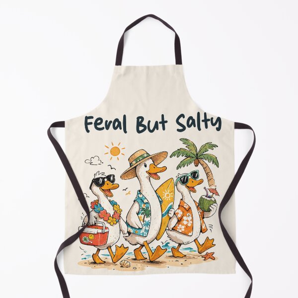 Item preview, Funny Summer Goose Feral But Salty designed and sold by legendaryskins.