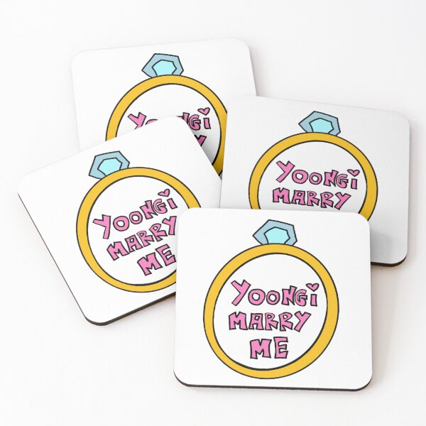 Item preview, yoongi marry me bts army designed and sold by elbi0sa.