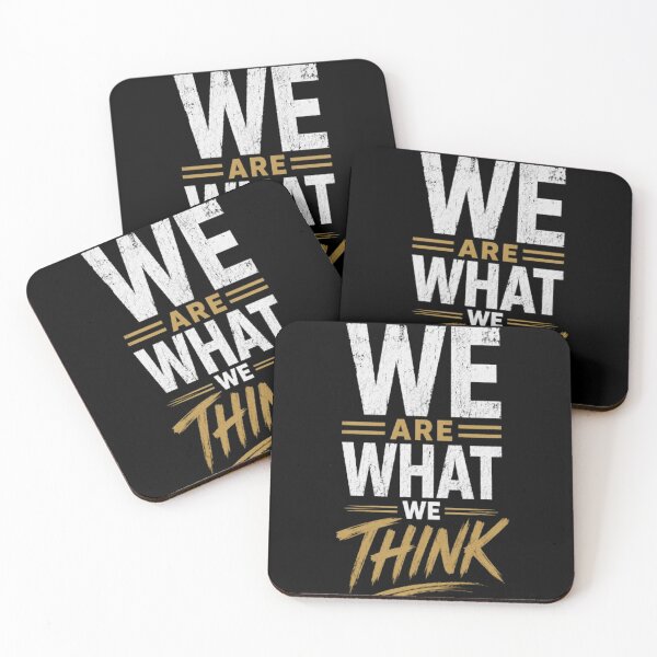Item preview, We Are What We Think Typography T-Shirt | Motivational Mindset Quote | Minimalist Streetwear Graphic Tee designed and sold by v6ziix.