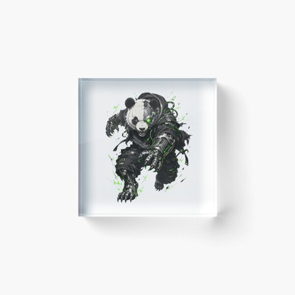 Item preview, Cybernetic Panda Green Robo Warrior designed and sold by Artmares.