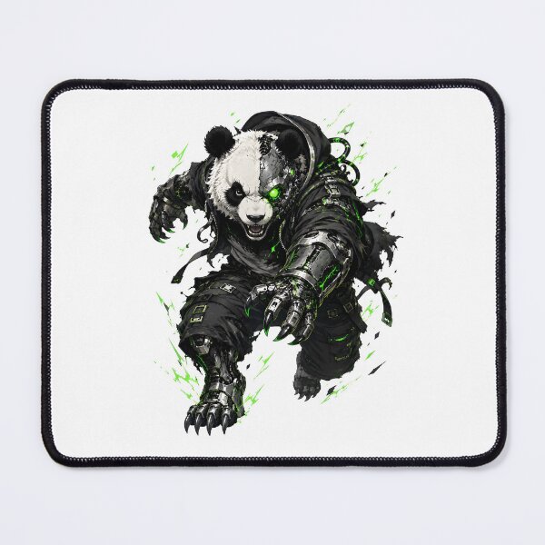 Item preview, Cybernetic Panda Green Robo Warrior designed and sold by Artmares.