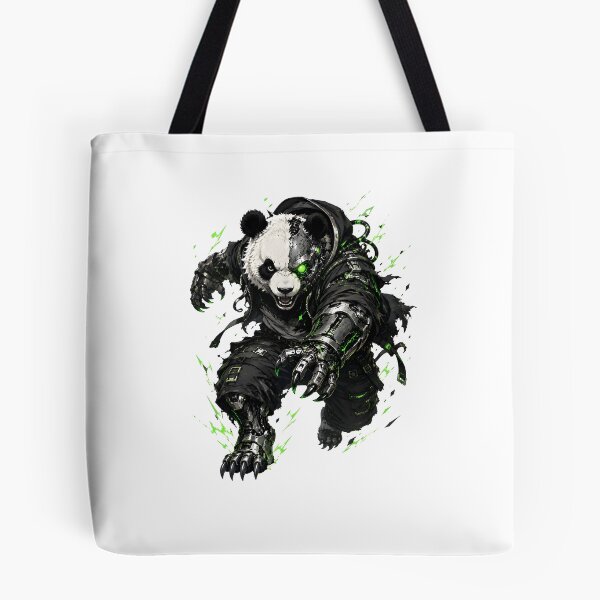Item preview, Cybernetic Panda Green Robo Warrior designed and sold by Artmares.