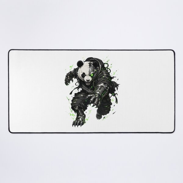 Item preview, Cybernetic Panda Green Robo Warrior designed and sold by Artmares.
