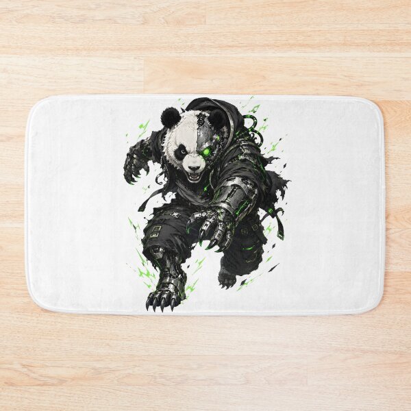 Item preview, Cybernetic Panda Green Robo Warrior designed and sold by Artmares.