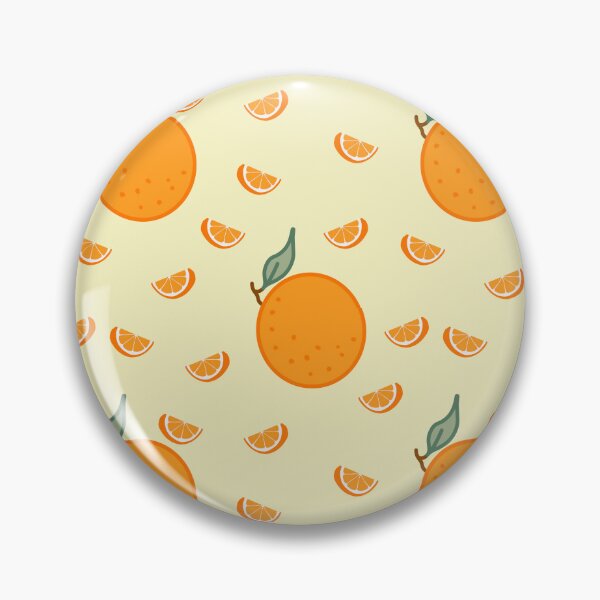 Item preview, Kawaii Orange Seamless pattern with pastel yellow background designed and sold by Sugarflumpairy2.