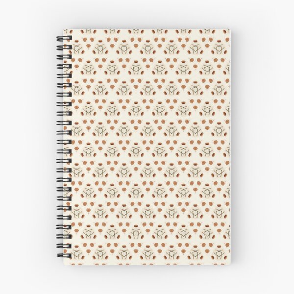 Item preview, Cream Delicate Floral Geometric Pattern Design designed and sold by IntelliMindDesigns.