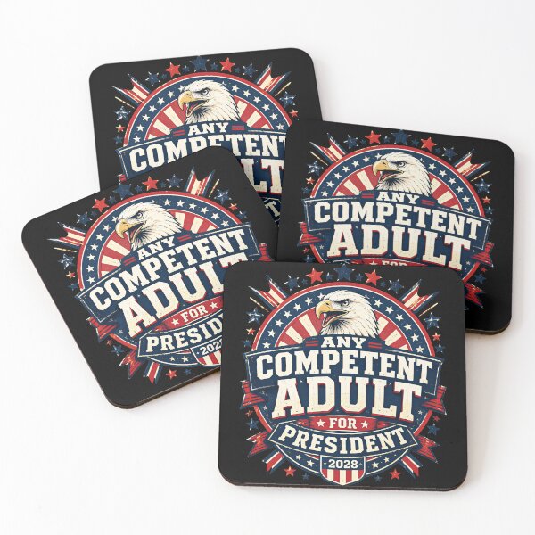 Item preview, Any Competent Adult President 2028 Satire designed and sold by Victor Shadehorn.