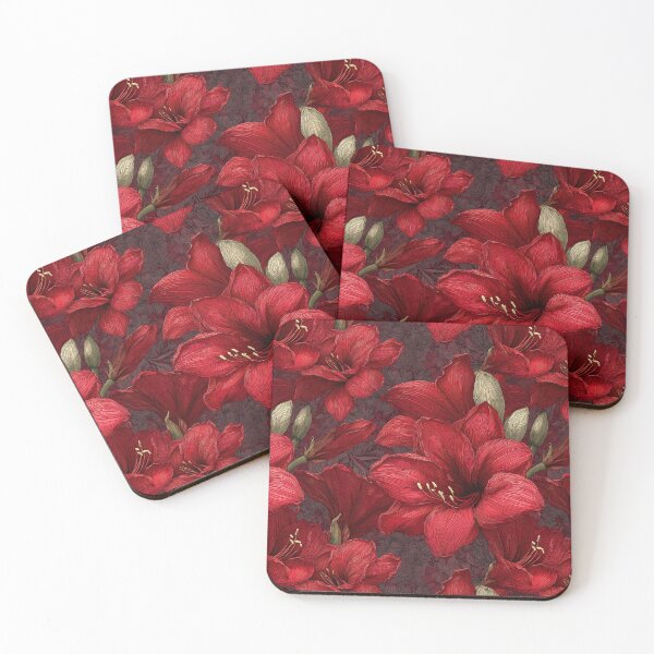 Item preview, Graceful Amaryllis Texture - Tropical Flower Pattern   - Baptism Gifts designed and sold by RoyalStarsPatts.