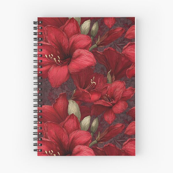 Item preview, Graceful Amaryllis Texture - Tropical Flower Pattern   - Baptism Gifts designed and sold by RoyalStarsPatts.