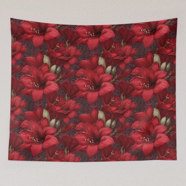 Item preview, Graceful Amaryllis Texture - Tropical Flower Pattern   - Baptism Gifts designed and sold by RoyalStarsPatts.