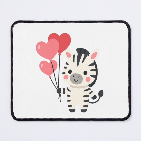 Item preview, Love Lifts You Up Zebra - Cute Valentine Sticker designed and sold by foryouandyours.