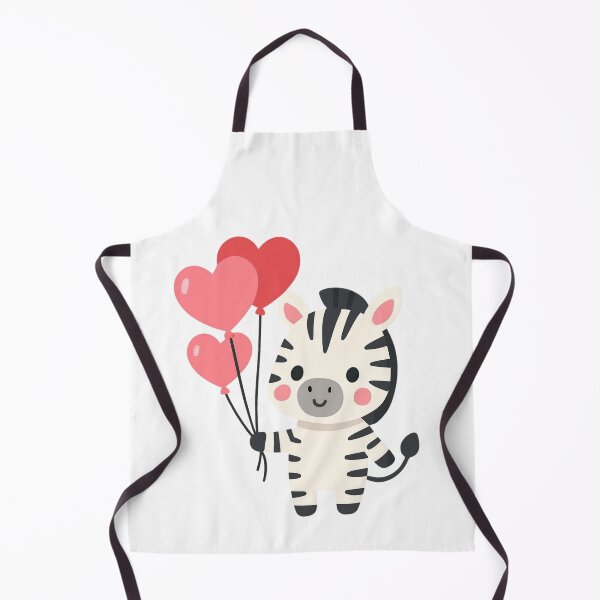 Aperçu de l'œuvre Love Lifts You Up Zebra - Cute Valentine Sticker créée et vendue par foryouandyours.