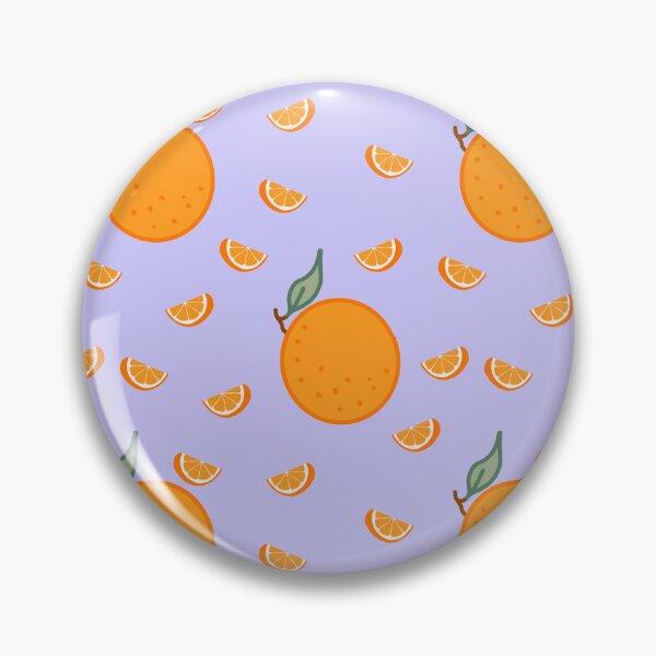 Item preview, Kawaii Orange Seamless pattern with pastel purple background designed and sold by Sugarflumpairy2.