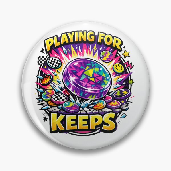 Item preview, Playing For Keeps 90s Pogs Nostalgia Tee designed and sold by CerealBoxInk.