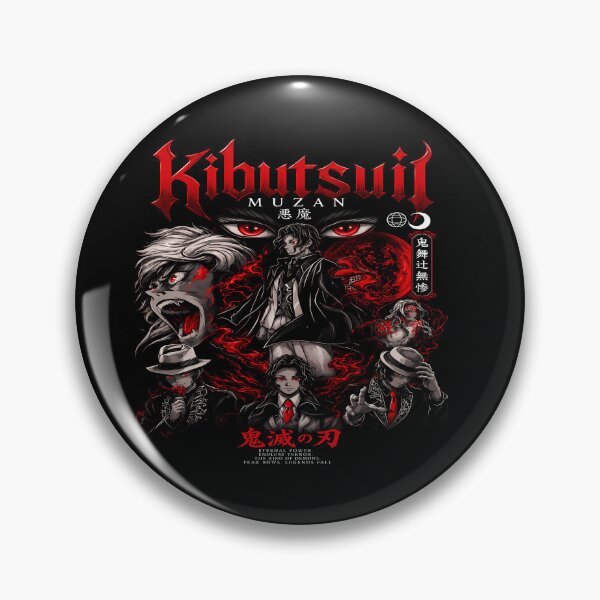 Item preview, Kibutsuji Muzan Eternal Terror - Red Moon Demon King-Dark Aesthetic Design designed and sold by Trinidesigns123.
