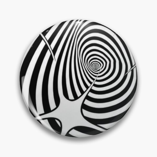 Item preview, Mind Loop Optical Illusion - WHITEOUT- Abstract Rave & Psychedelic Graphic Design designed and sold by UndergroundRavers.