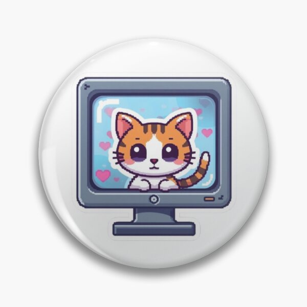 Item preview, Cat.exe Running Gaming Sticker designed and sold by Stylestickers55.