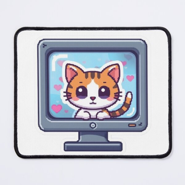 Item preview, Cat.exe Running Gaming Sticker designed and sold by Stylestickers55.