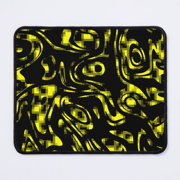 Item preview, Adversarial Black Yellow Pixelated Image designed and sold by Sartoris Art.