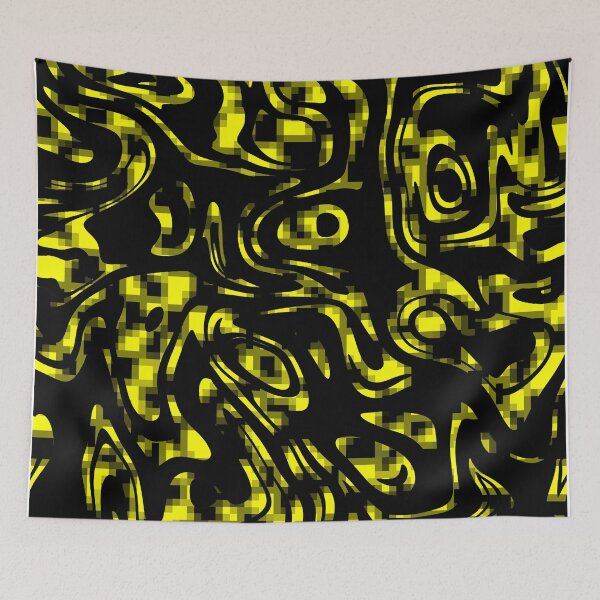 Item preview, Black Yellow Adversarial  designed and sold by Sartoris Art.