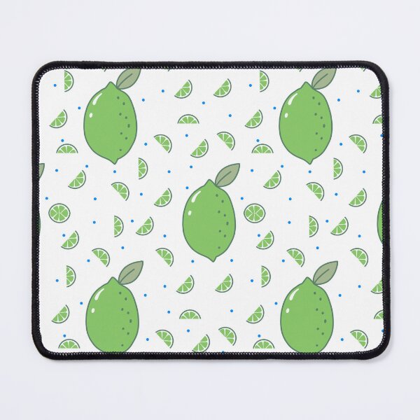 Item preview, Kawaii Lime Seamless pattern with white background designed and sold by Sugarflumpairy2.