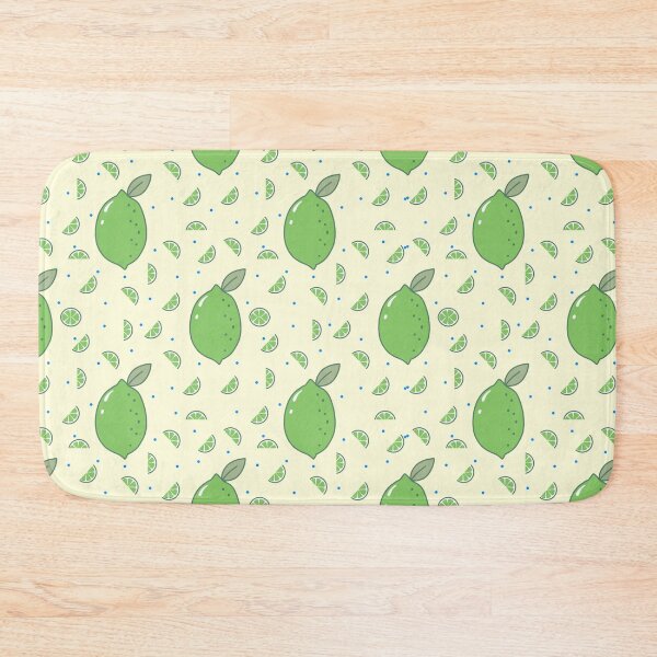 Item preview, Kawaii Lime Seamless pattern with cream background designed and sold by Sugarflumpairy2.