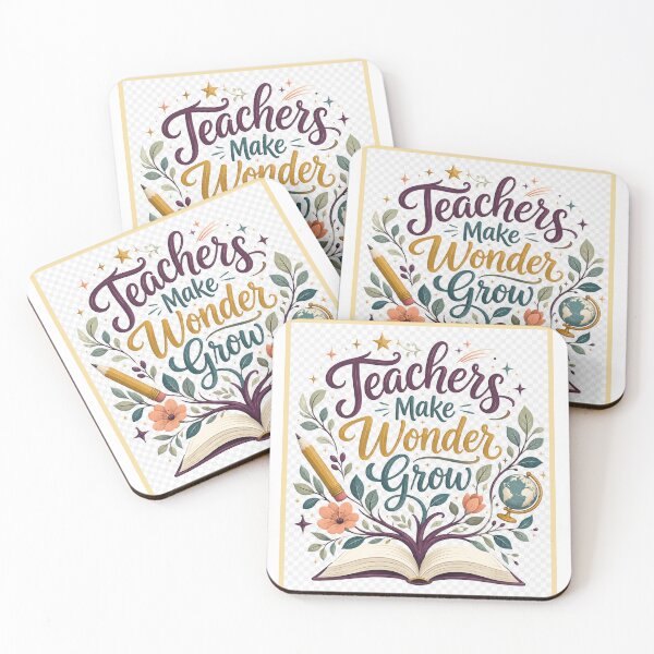 Item preview, Teacher Make Wonder Grow designed and sold by Lab Legend.