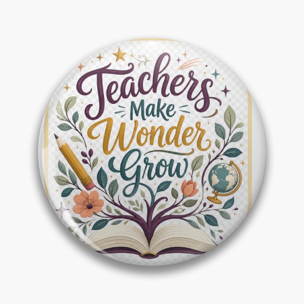 Item preview, Teacher Make Wonder Grow designed and sold by Lab Legend.