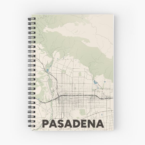 Item preview, Pasadena Map designed and sold by MapsNerd.