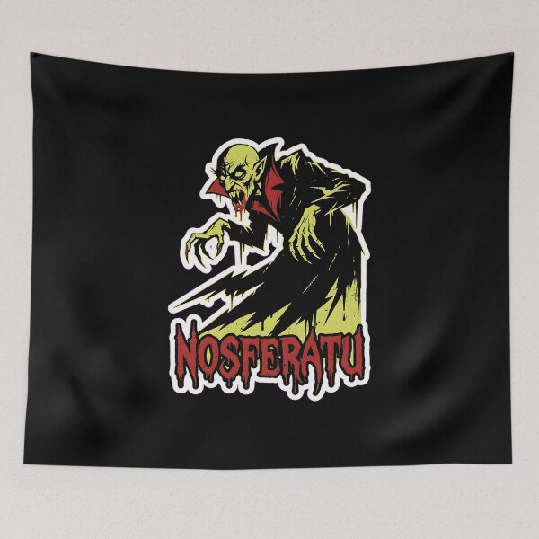 Item preview, Nosferatu Classic Silent Horror Movie Vintage Vampire Art designed and sold by EKHOAISTORE.
